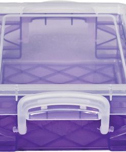 Alternative view of Advantus Crayon Box. 3.5 x 4.75 x 1.5 Inches | Super Stacker | Color May Vary | Pack of 2
